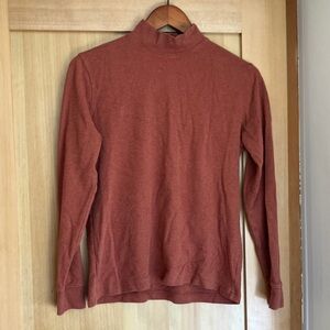 Lands' End Orange Turtleneck